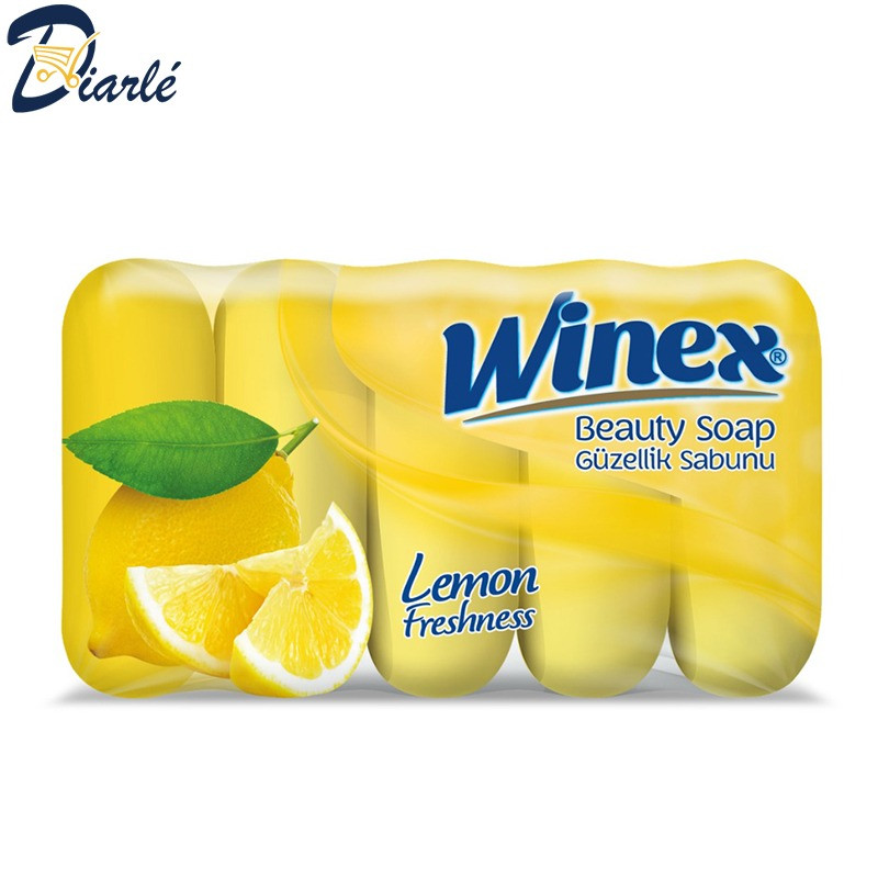 WINEX BEAUTY SOAP LEMON 5 x 55g