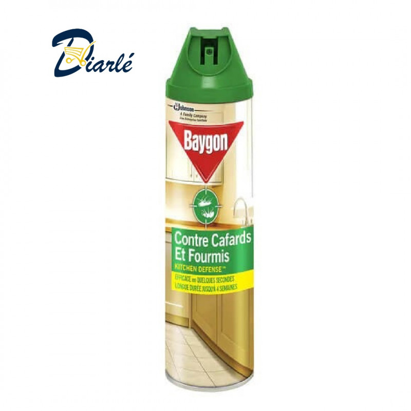 BAYGON Spray anti-fourmis et cafards 600ml pas cher 