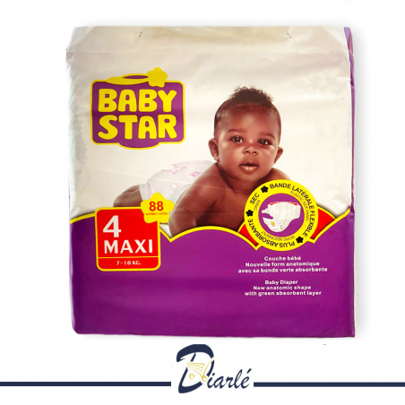 COUCHE BABY STAR N°4  7-18Kg