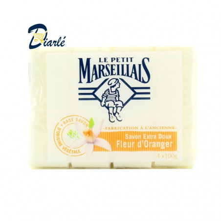 SAVON MARSEILLAIS FLEUR D'ORANGER 4x100g