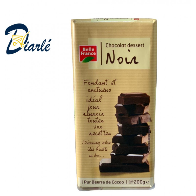 CHOCOLAT DESSERT NOIR BELLE FRANCE 200g
