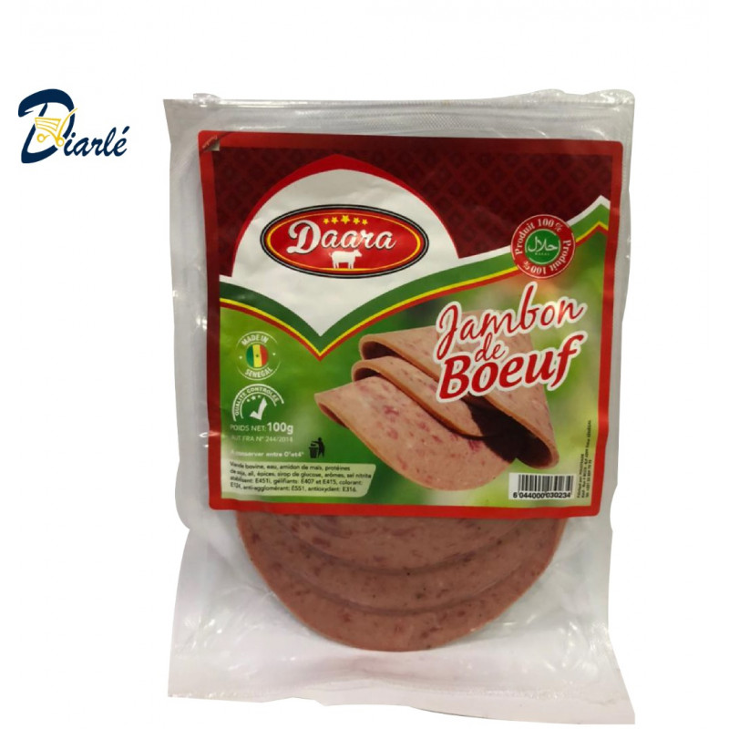 Boîte de jambon 100% bta Ib10 sachets + Demi-longe 100% bta sur