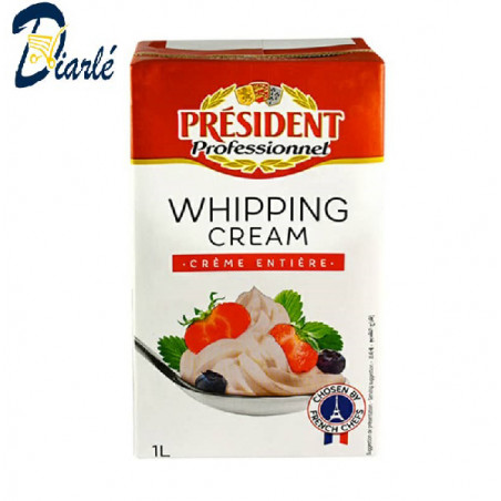 PRESIDENT WHIPPING CREME ENTIERE 1L