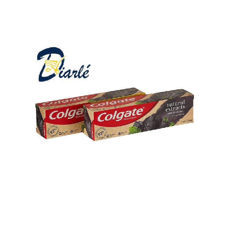 COLGATE NATURAL EXTRACTS WITH CHARCOAL 75ML
