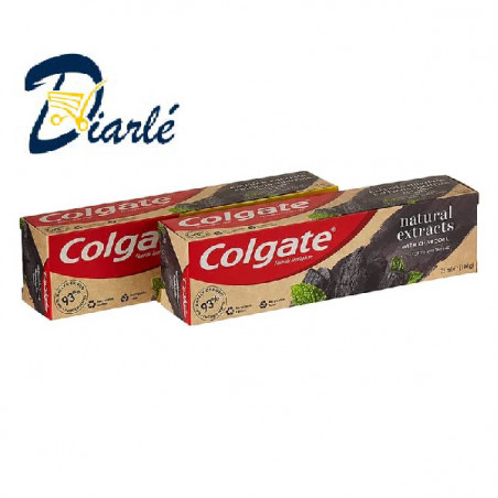 COLGATE NATURAL EXTRACTS WITH CHARCOAL 75ML