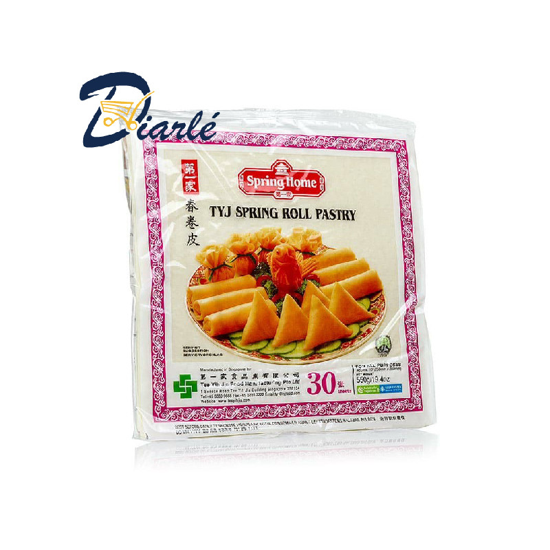 SPRING HOME TYJ SPRING ROLL PASTRY 30 SHEETS 550g