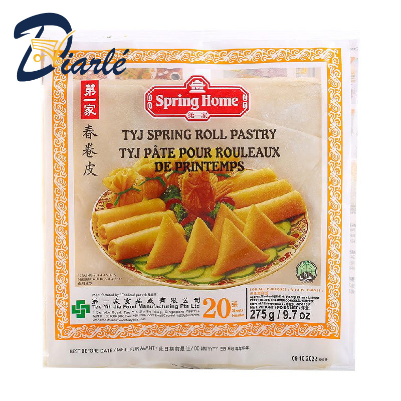 SPRING HOME TYJ SPRING ROLL PASTRY 20 SHEETS