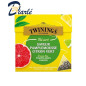 THE TWININGS SAVEUR PAMPLEMOUSSE CITRON VERT 20 SACHETS