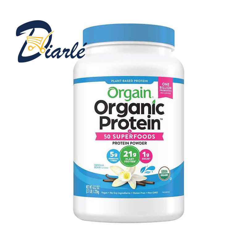 ORGAIN ORGANIC PROTEIN 50 SUPERFOODS VANILLE 1.22Kg