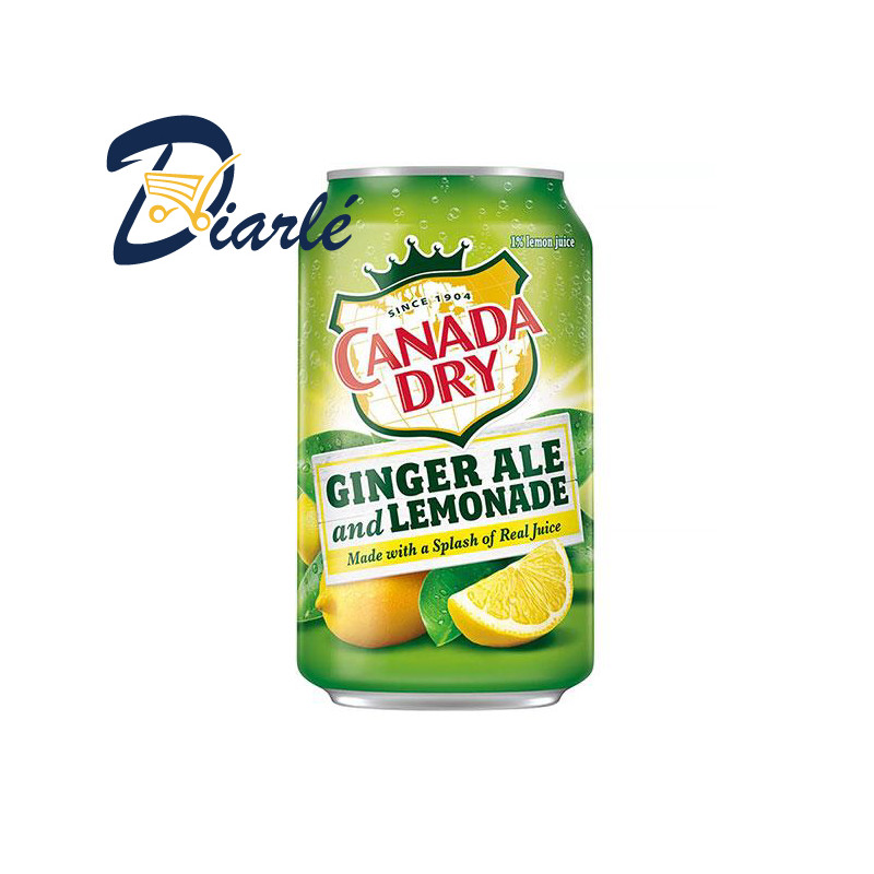 CANADA DRY GINGER ALE AND LEMONADE 355ML