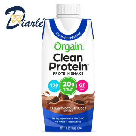 ORGAIN CLEAN 20g CLEAN PROTEIN SHAKE CHOCOLATE 330ML