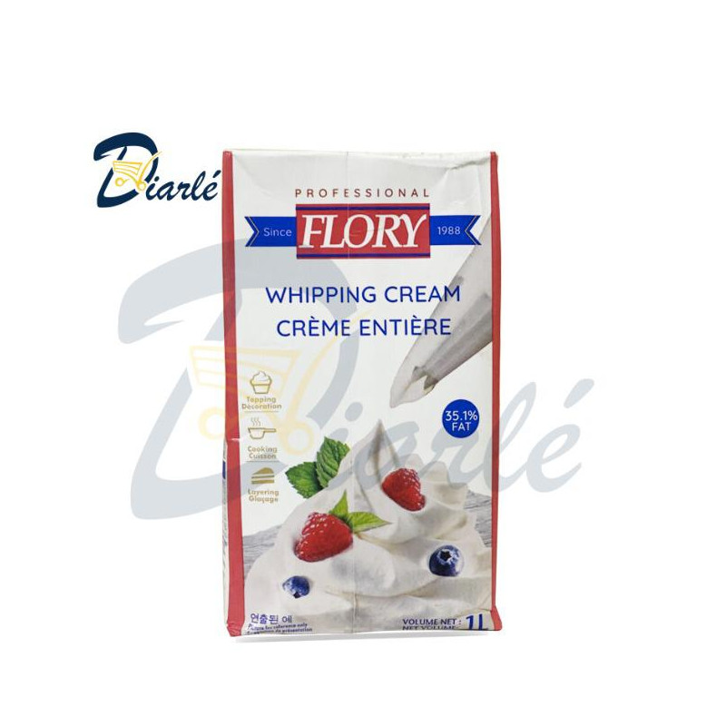 FLORY WHIPPING CREME ENTIERE 1L