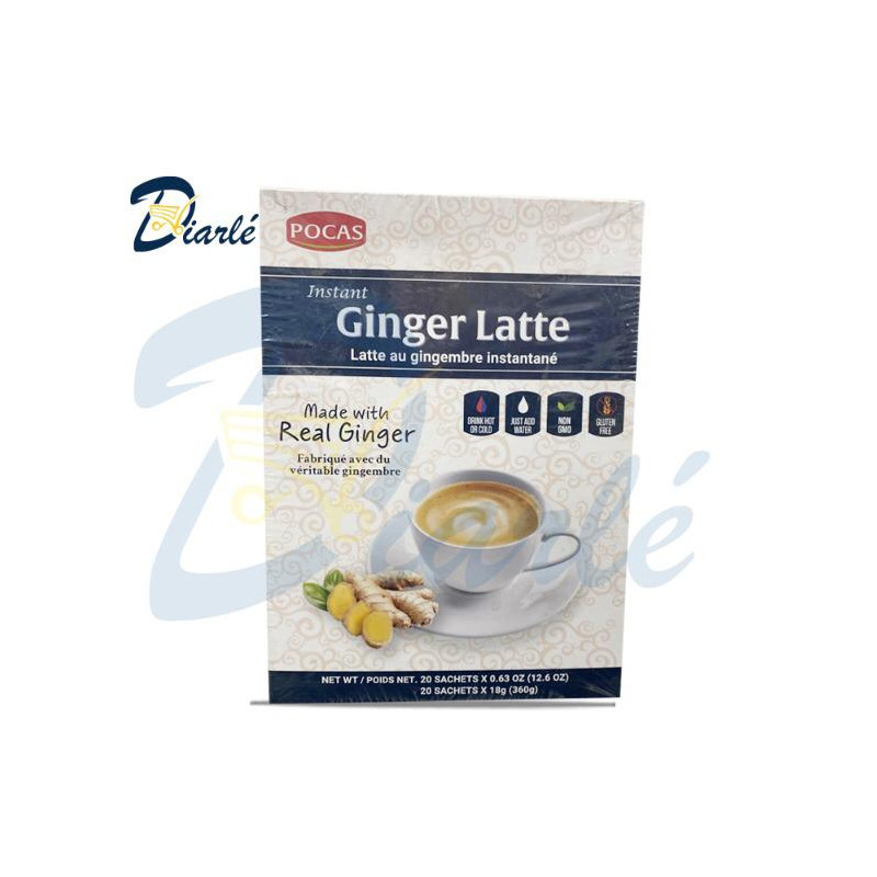 GINGER LATTE AU GINGEMBRE INSTANTANE 20 SACHETS x 18g