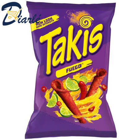 TAKIS FUEGO HOT CHILI PEPPER & LIME 56.7g