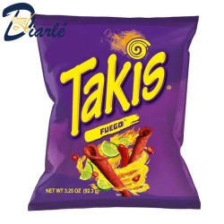 TAKIS FUEGO HOT CHILI PEPPER & LIME CHIPS 92.3g