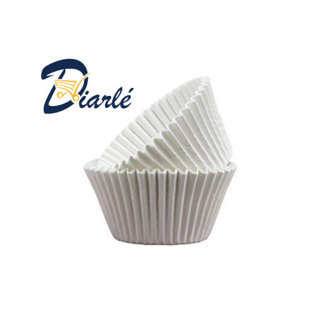 CAISSETTES CUISSON CALYPSO BLANCHES 100PCS N°6