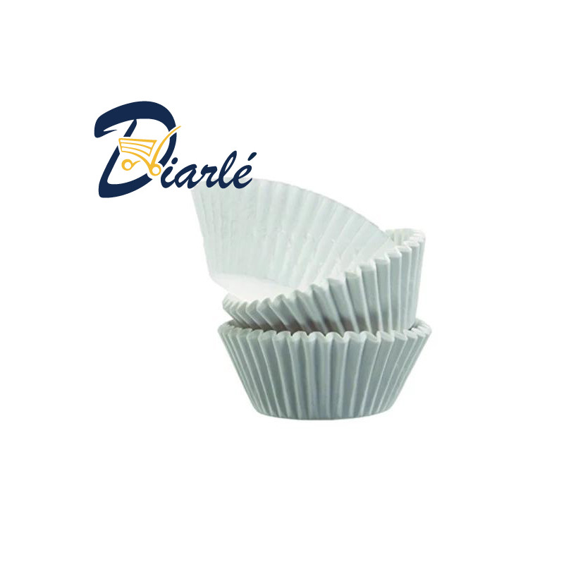 CAISSETTES CUISSON CALYPSO BLANCHES 100PCS N°10