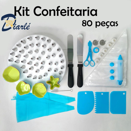 KIT CONFEITARIA 80 PECAS