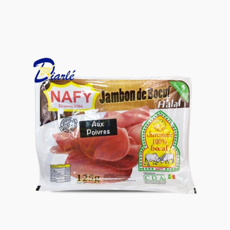 JAMBON DE BOEUF AUX POIVRES 125g