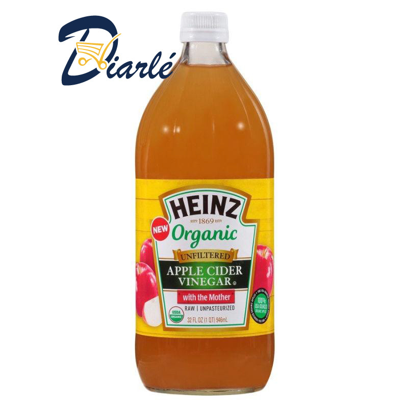 HEINZ UNFILTERED APPLE CIDER VINEGAR ORGANIC 946ML