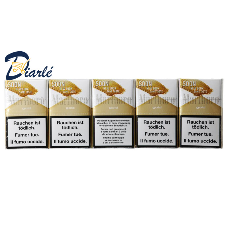 MARLBORO CIGARETTES GOLD CARTOUCHE 10PCS