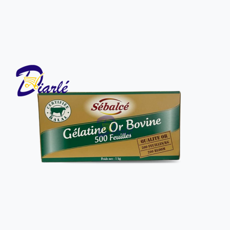 SEBALCE GELATINE OR BOVINE 500 FEUILLES 1Kg