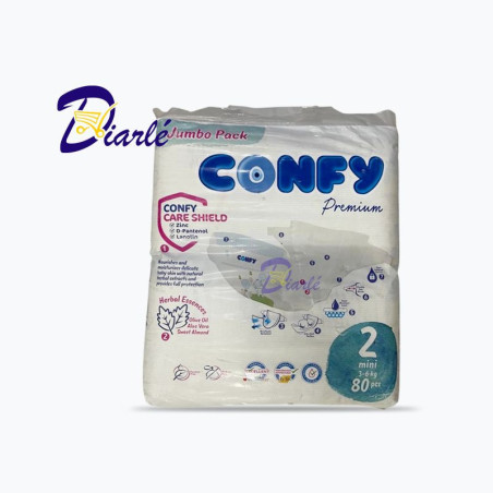 COUCHE CONFY  2 MINI 3-6 Kg 80 PCS