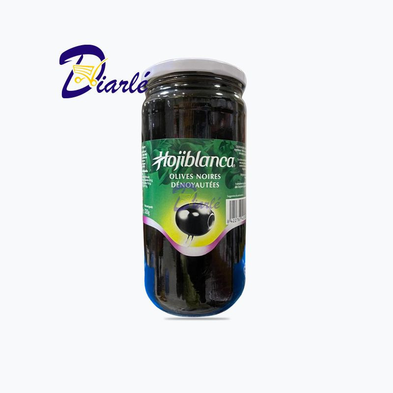 HOJIBLANCA OLIVES NOIRES DENOYAUTES 690g