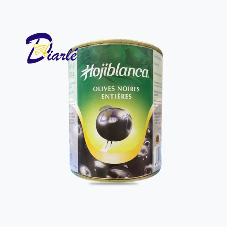 HOJIBLANCA OLIVES NOIRES ENTIERES 800g