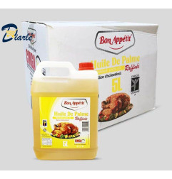 CARTON HUILE DE PALME BON APPETIT 4x5L