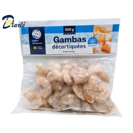 GAMBAS DECORTIQUES CRUES 300g