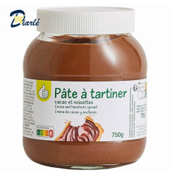 PÄTE Ä TARTINER CACAO ET NOISETTES 750g