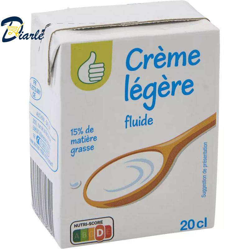 POUCE CREME FLUIDE LËGËRE 15% MG UHT 20CL