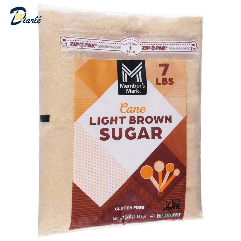 MEMBER'S MARK LIGHT BROWN SUGAR 7LBS 3.18Kg