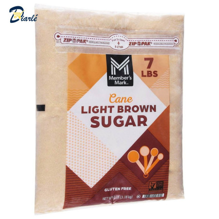 MEMBER'S MARK LIGHT BROWN SUGAR 7LBS 3.18Kg