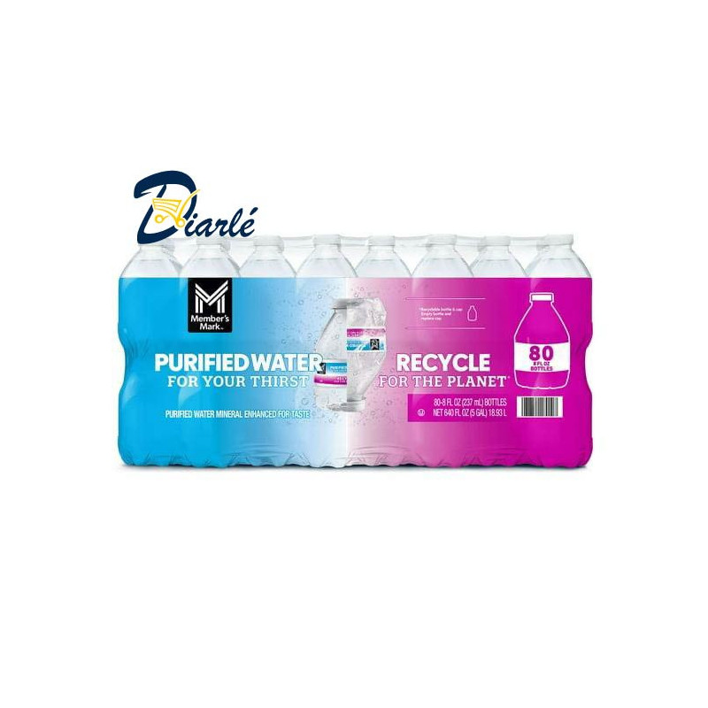 MEMBER'S MARK PURIFIED BOTTLED WATER 80 PK