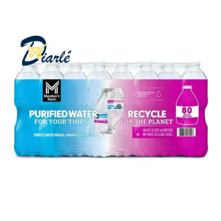 MEMBER'S MARK PURIFIED BOTTLED WATER 80 PK