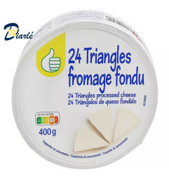 POUCE TRIANGLES FROMAGE FONDU 24 PIECES 400g