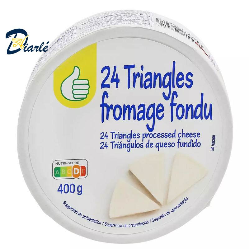 POUCE TRIANGLES FROMAGE FONDU 24 PIECES 400g