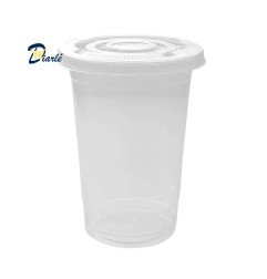 GOBELET AVEC COUVERCLE PLAT LOT DE 50