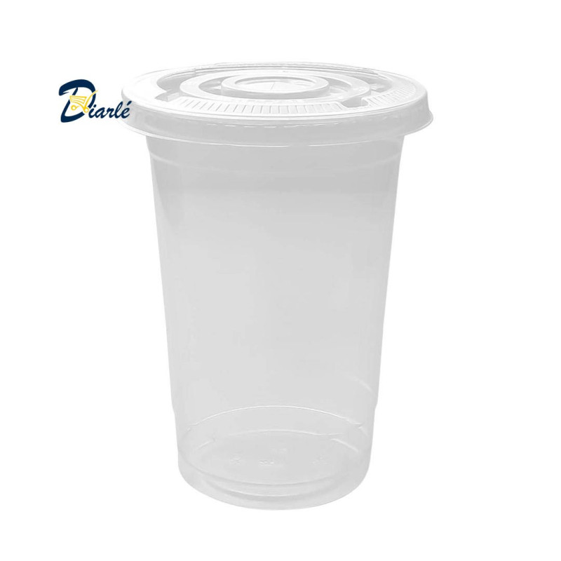 GOBELET AVEC COUVERCLE PLAT LOT DE 50