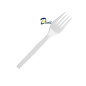 FOURCHE EN PLASTIQUE BLANCHE LOT DE 50 PIECES