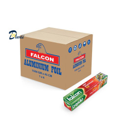 FALCON ALUMINIUM FOIL 1500GM x 45 CM 1 x 6