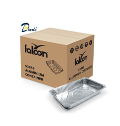 BARQUETTE ALUMINIUM AVEC COUVERTURE 10Kg x 50 PCS