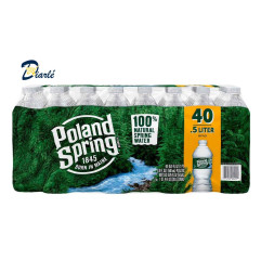POLAND SPRING 100% NATURAL SPRING WATER 500ML x 40 BOTTLES