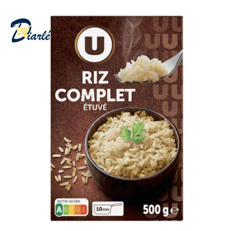 RIZ COMPLET ETUVE LONG GRAIN 500g